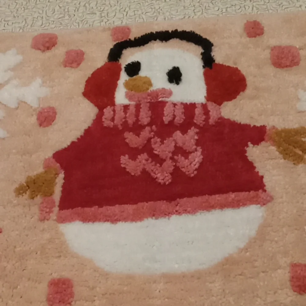 Betsey Johnson Snowman Bath Rug New